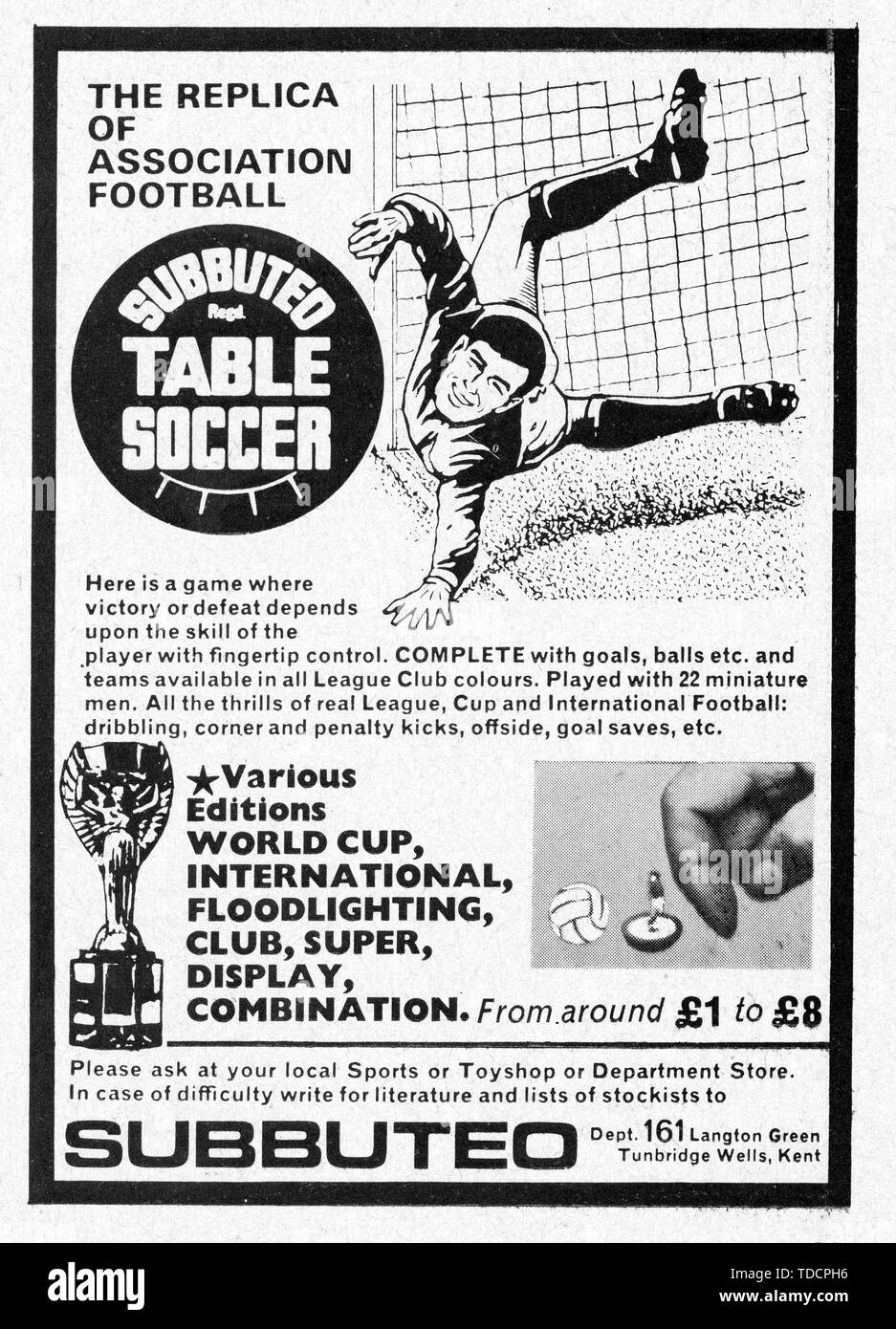 Storia del Subbuteo